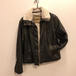 Faux Leather jacket (vintage look)